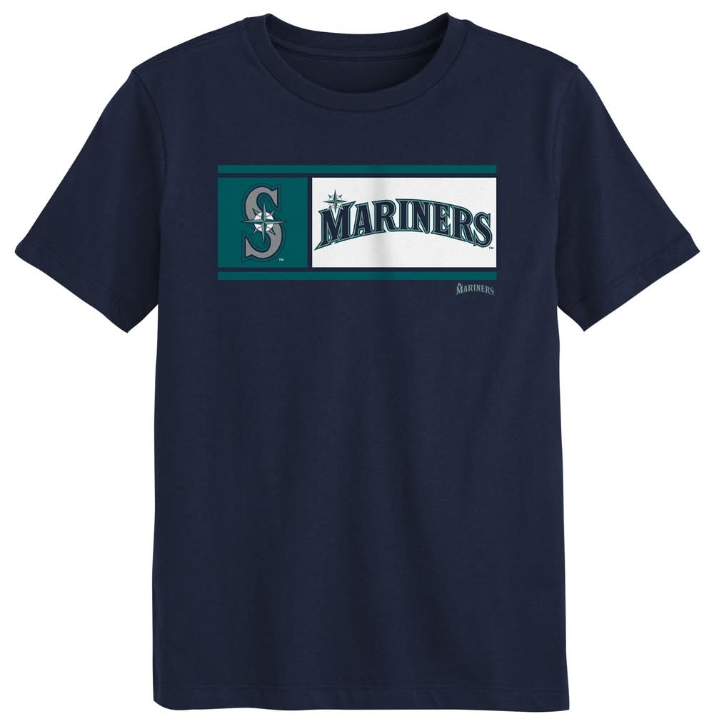 MLB Little Kids Seattle Mariners Homerun Derby Navy T-Shirt (5/6)