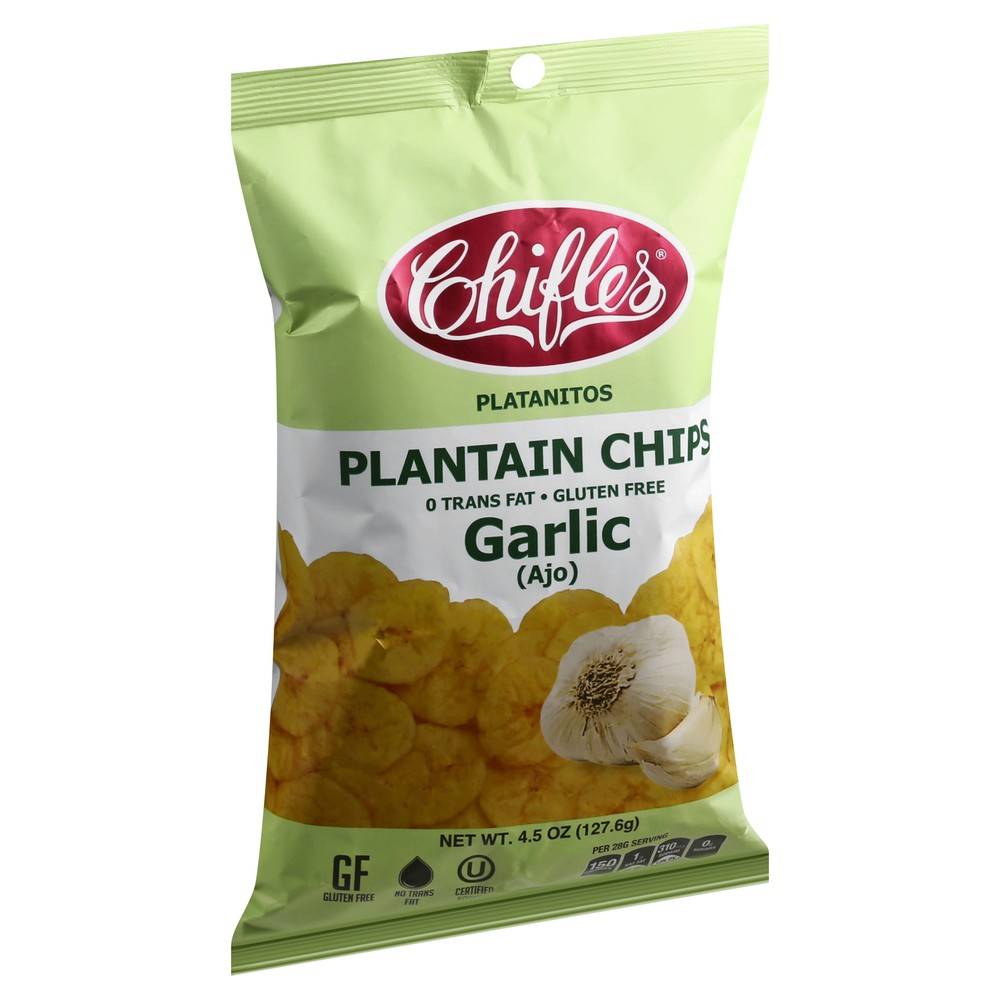 Chifles Plantain Chip, Garlic (4.5 oz)