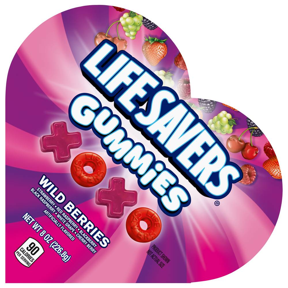 Life Savers Gummies Valentine's Heart Box, Wild Berries (8 oz)