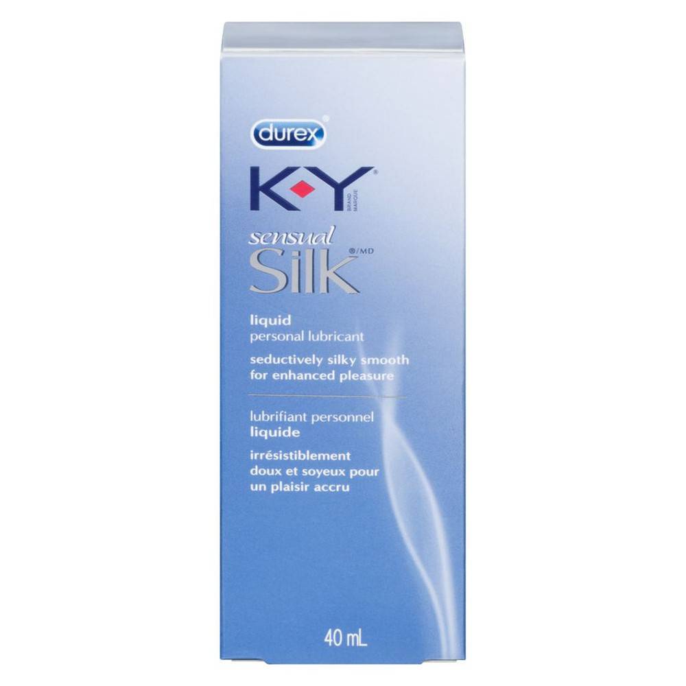 K-Y Sensual Silk Liquid Personal Lubricant, Silk (40 g)