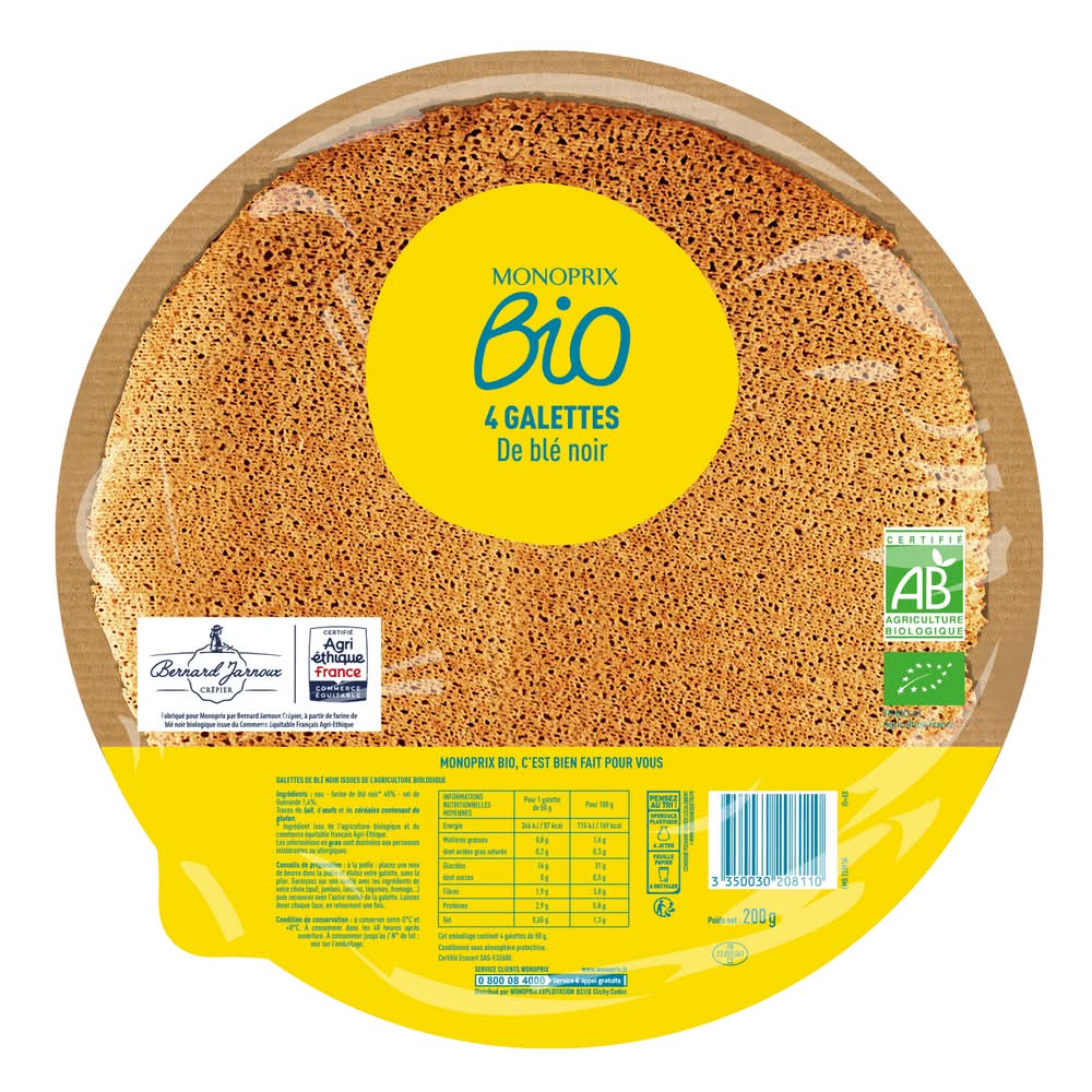 Monoprix - Galettes de blé noir bio (4)