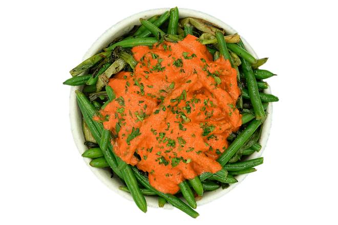 Family Size Green Beans w/ Romesco [Contains tree nuts]
