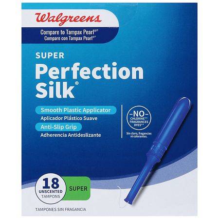 Walgreens Perfection Silk Tampons Unscented (18 ct)