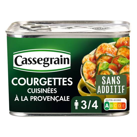 Cassegrain - Courgettes cuisinées à la provençale
