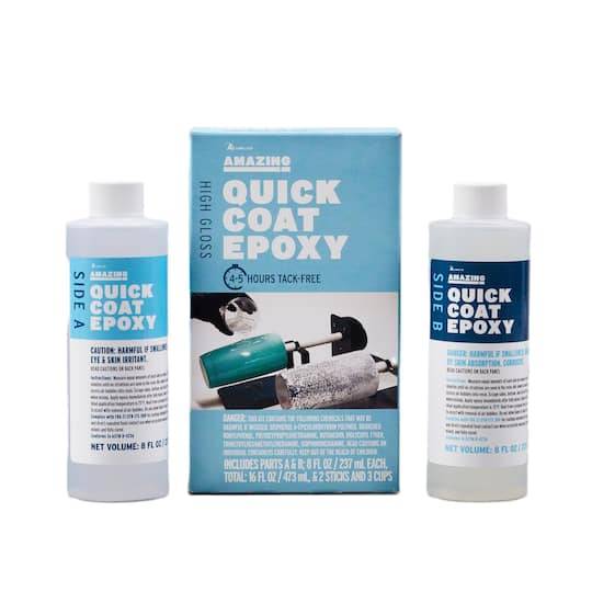 Alumilite High Gloss Amazing Quick Coat Epoxy, Cleah (16 fl oz)