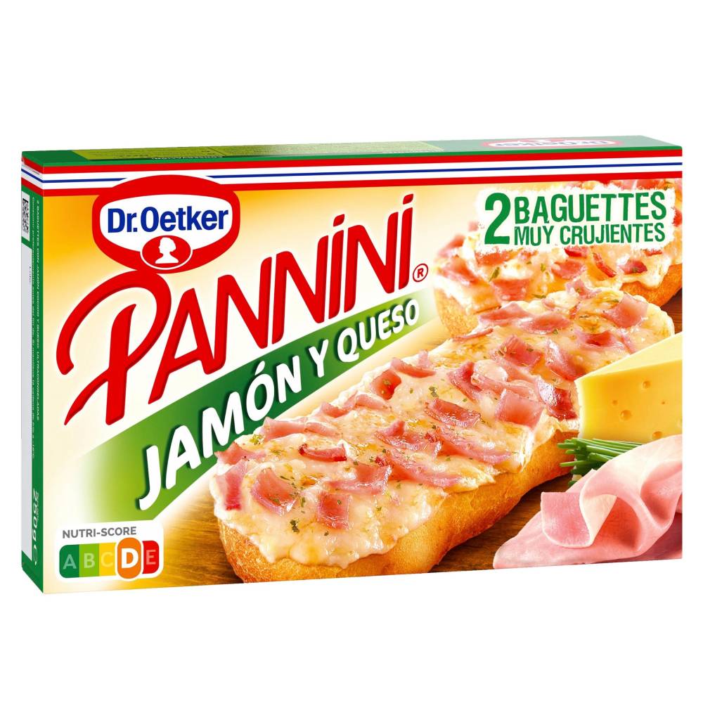 Pannini Dr.Oetker Jamón Y Queso 250Gr