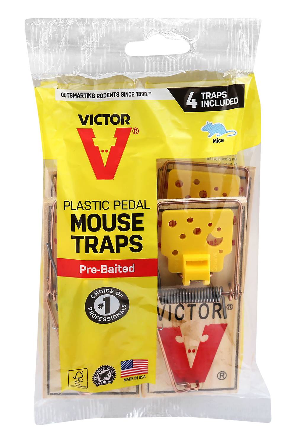 Victor Insect Traps Victor Plastic Pedal Pre-Baited Mouse Traps - Delivery in Under an Hour ...