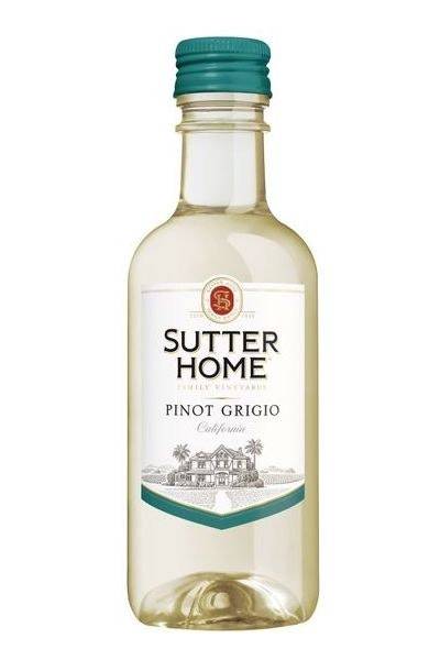 Sutter Home Pinot Grigio White Wine (4 ct, 187 ml)