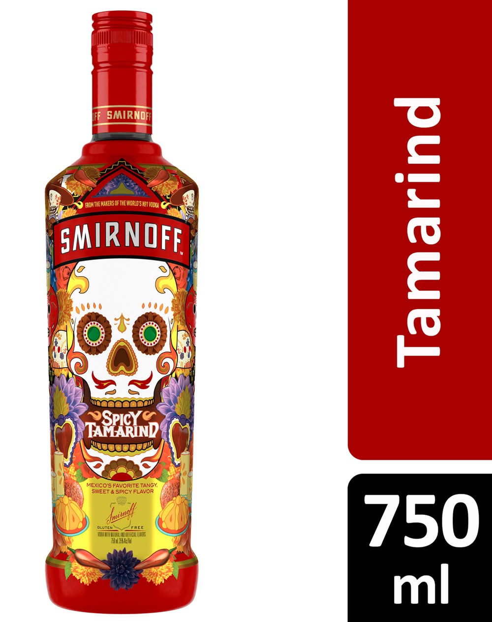 Smirnoff Flavored Vodka, Spicy Tamarind (750 ml)