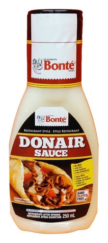 Bonté Foods Donair Sauce Squeezable Bottle (250 g)