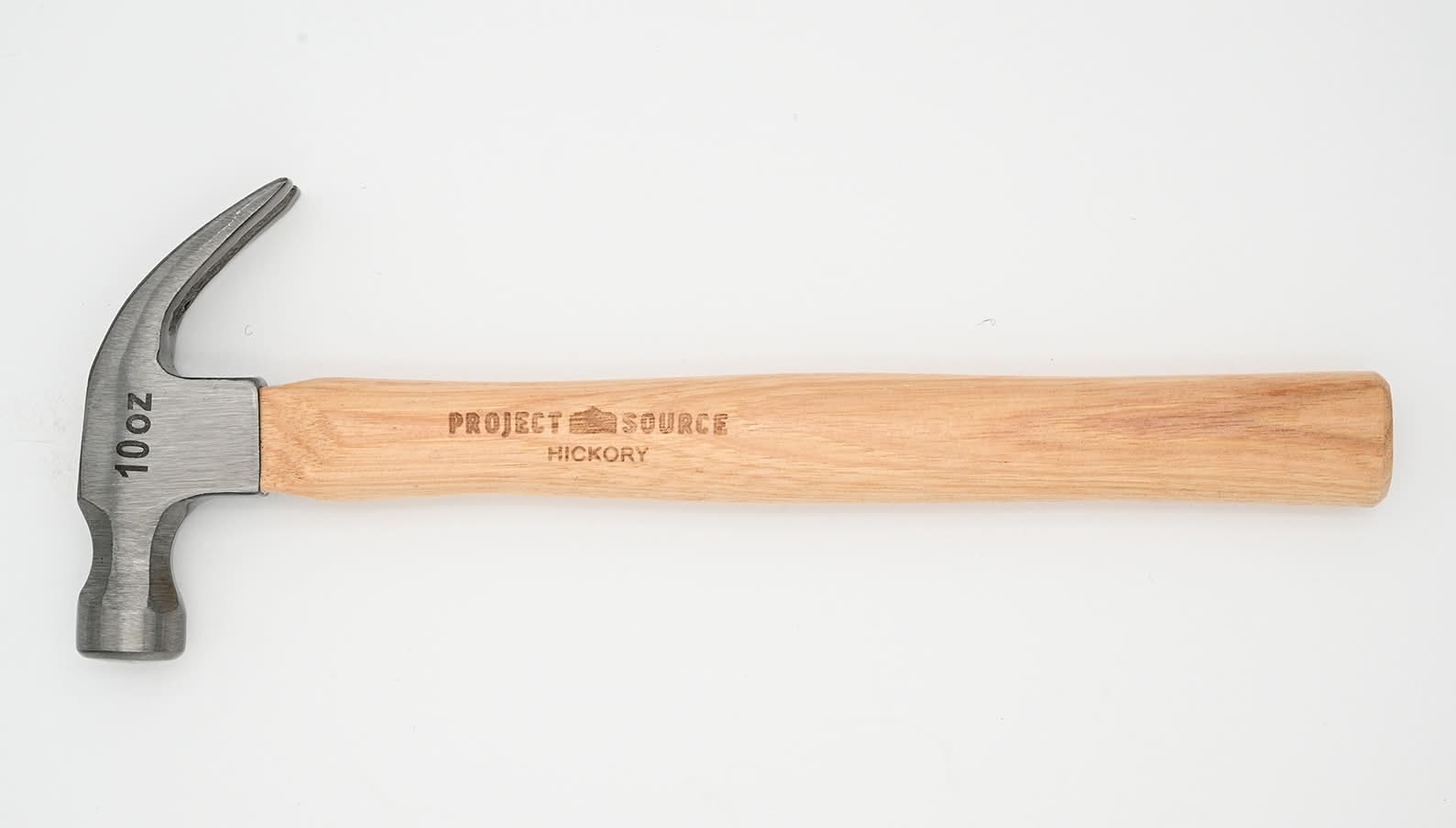 Project Source 10 -oz Steel Head Wood Handle Claw hammer