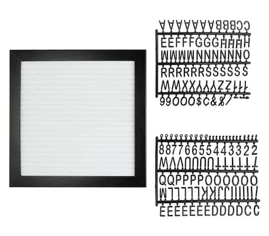 Make Market Letter Board, White