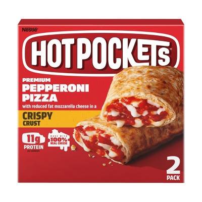 Hot Pockets Pepperoni Pizza Frozen Snacks with Crispy Crust - 9oz/2ct