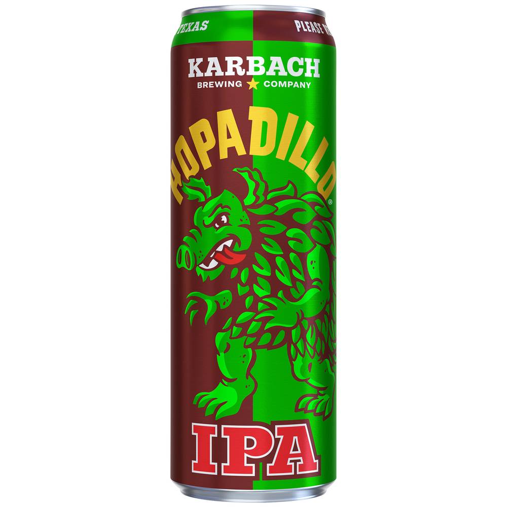 Karbach Brewing Co. Hopadillo Lager Beer (19 fl oz)