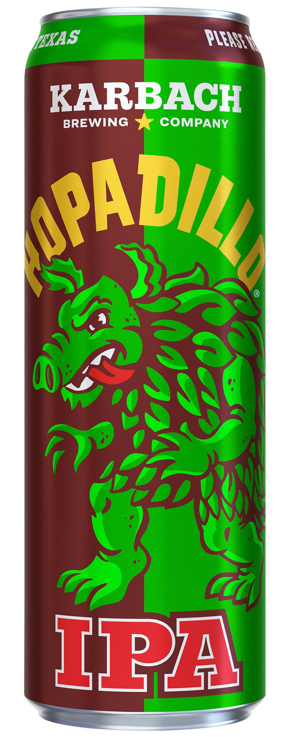 Karbach Brewing Co. Hopadillo Lager Ipa Beer (19.2 fl oz)