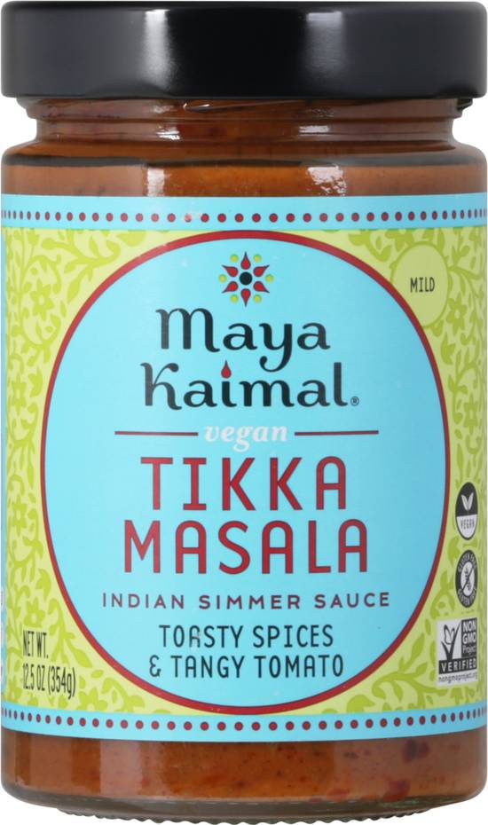 Maya Kaimal Vegan Tikka Masala Indian Simmer Sauce (toasty spices, tangy tomato)