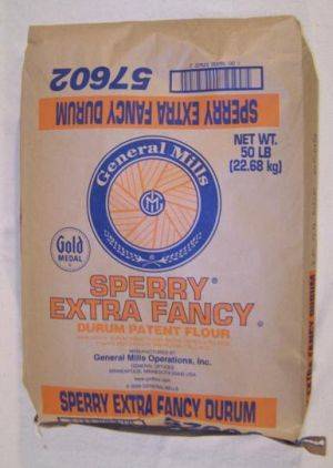 General Mills - Sperry Extra Fancy Durum Flour - 50 lb Bag (Case of 1)