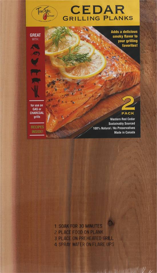 Truefire Gourmet Cedar Grilling Planks (2 planks)