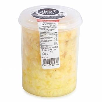 Piña cilindro vaso 600 g aprox