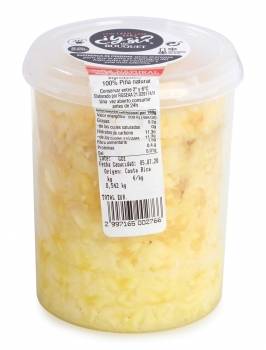Piña cilindro vaso 600 g aprox