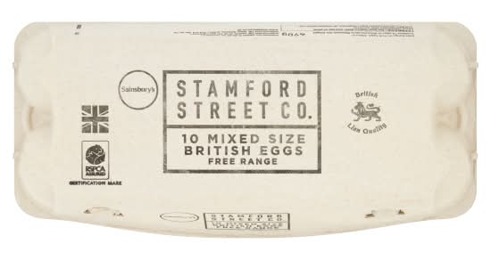 Stamford Street Co. Assorted, British Eggs (10 pack)