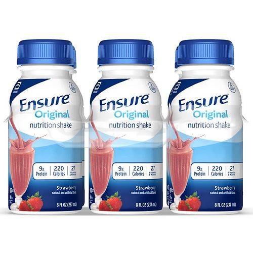 Ensure Original Nutrition Shake Strawberry - 8.0 fl oz x 6 pack