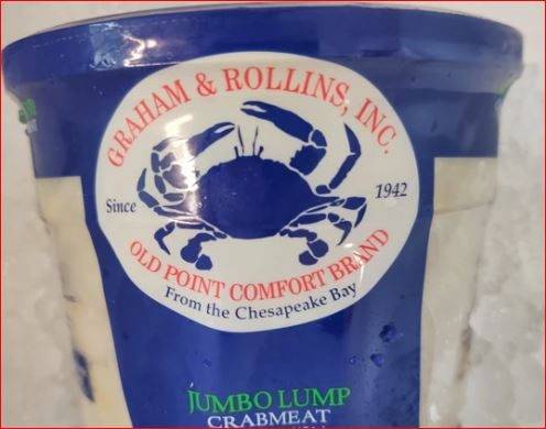 Graham & Rollins Jumbo Lump Crabmeat