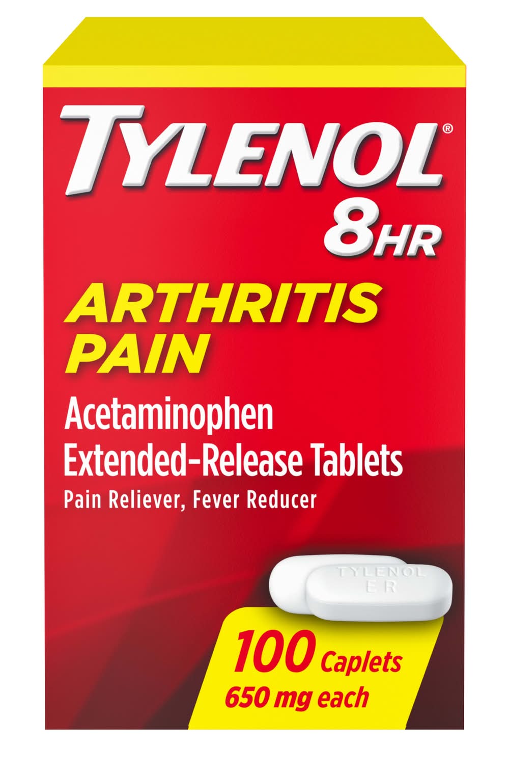 Tylenol 8 Hour Arthritis Pain Acetaminophen Extended Release Tablets 650 mg (100 ct)