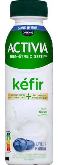 Activia - Yaourt à boire au kéfir goût doux, myrtille (280g)