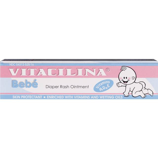 Vitacilina Bebe Cream (Diaper Rash Ointment) Tube In Box
