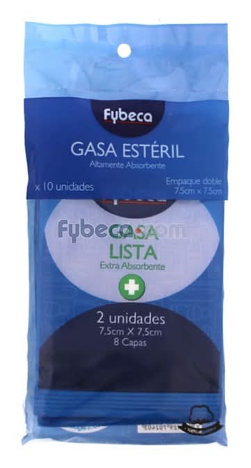 Gasas Fybeca Lista F/10 Pares