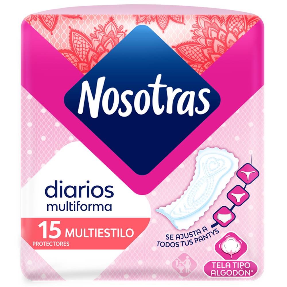 Nosotras PROTECTOR DIARIO MULTIESTIL *15