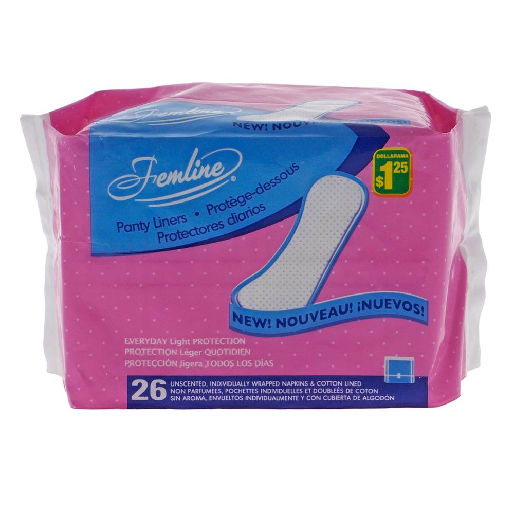 Femline Panty Liners (26 ct)