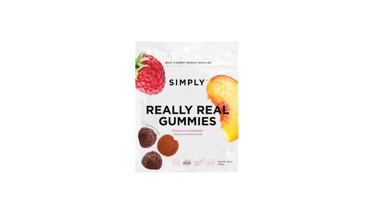Simply: Fruit Bites - Peach & Raspberry
