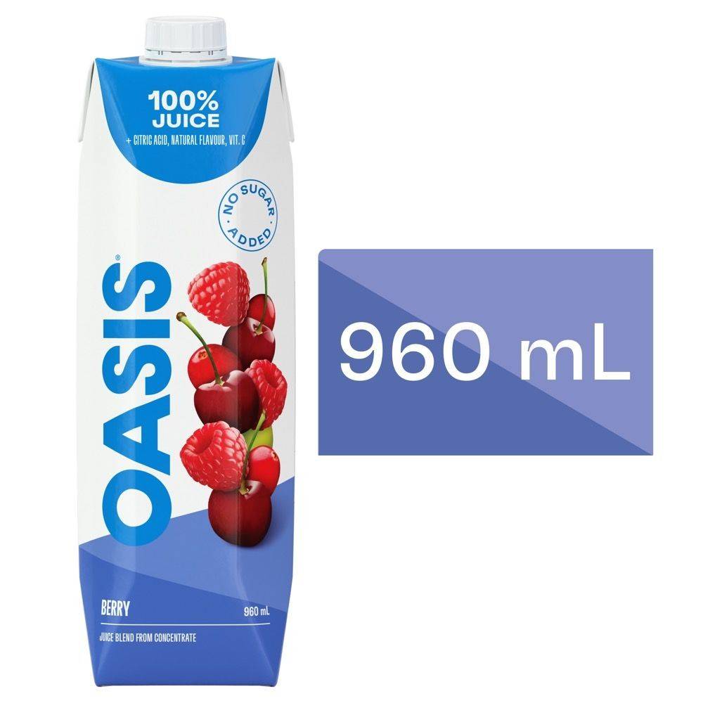 Oasis jus de fruits des champs (960 ml) - berry juice (960 ml)