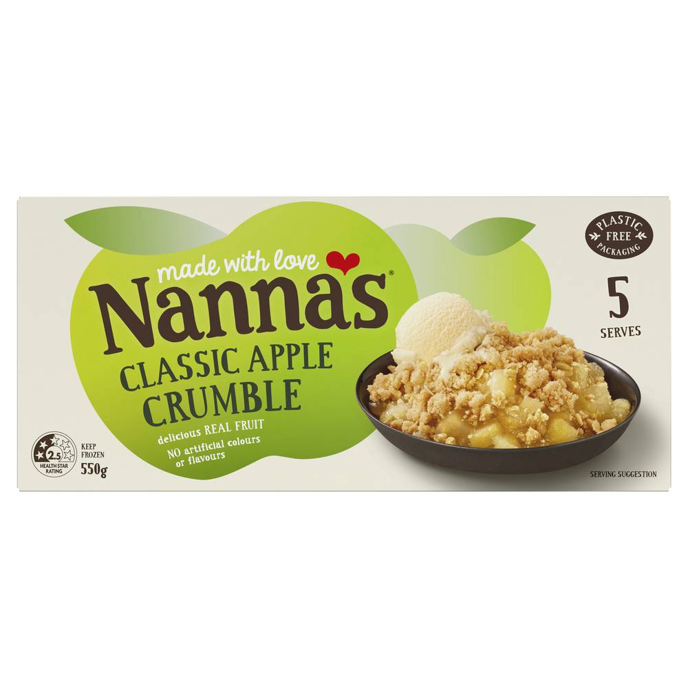 Nanna's Classic Apple Crumble (550g)