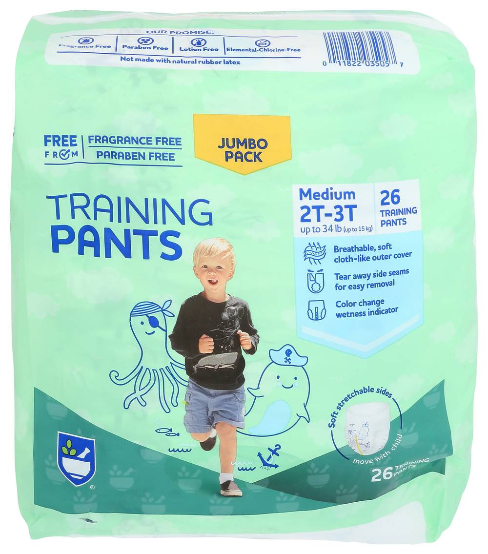 Rite Aid Boy Training Pants - Medium, 2T-3T, 26 Ct