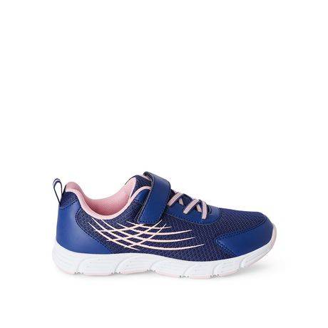 Athletic Works Girls'' Maxy Sneakers (Color: Navy, Size: 1)