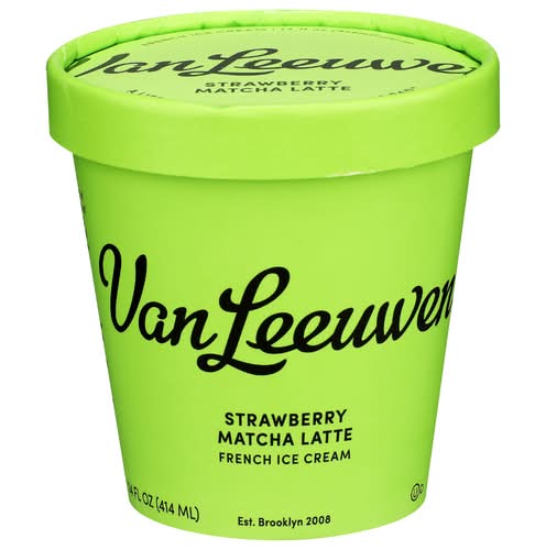 Van Leeuwen Strawberry Matcha Latte French Ice Cream