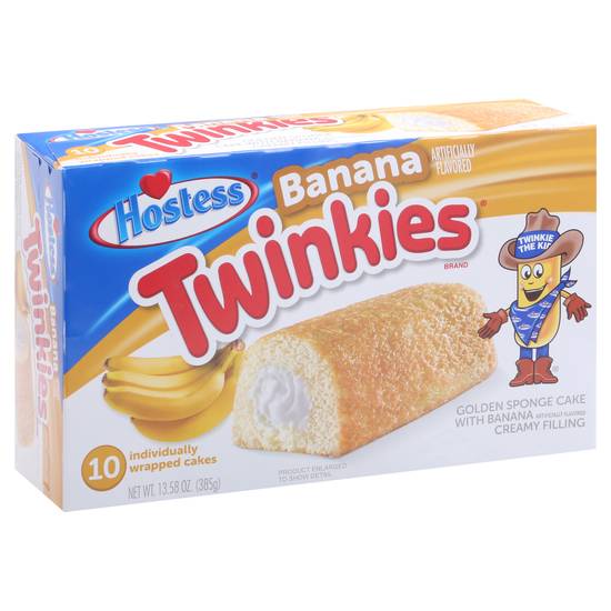 Hostess Twinkies Banana Flavored Sponge Cake (10 ct)