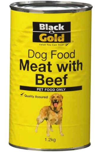 Black Gold Dogfood Meat (1.2kg)