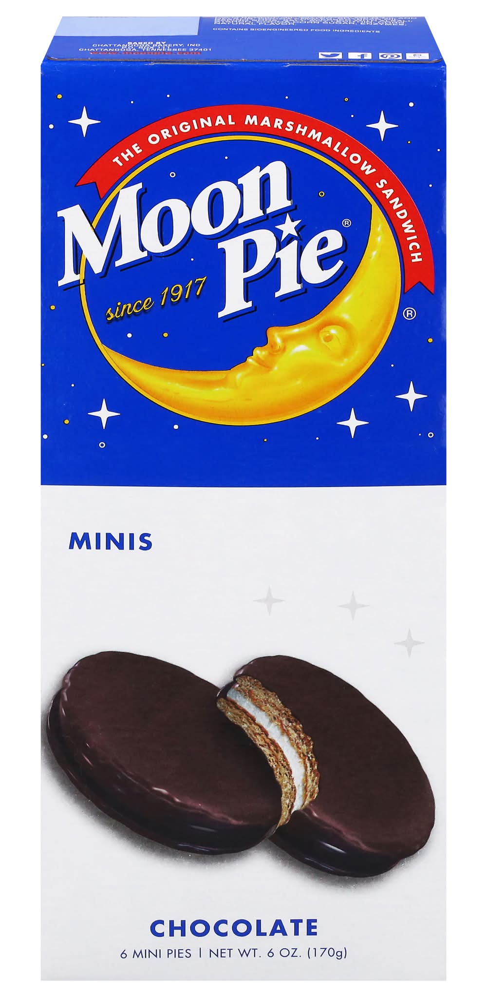Moon Pie Snack Cakes Chocolate (6 oz)