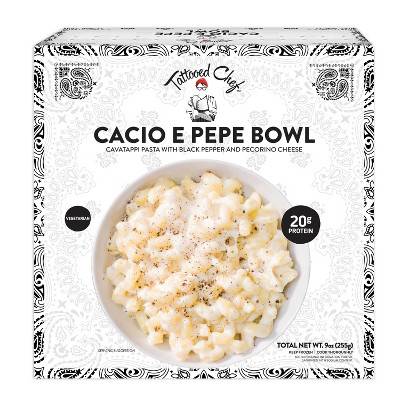 Tattooed Chef Frozen Cacio E Pepe Bowl (9 oz)