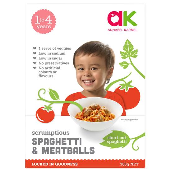 Annabel Karmel Meals Spaghetti and Meatballs 200g