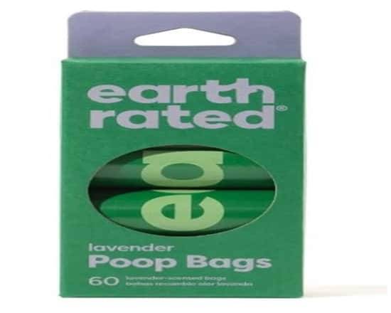 Earth rated bolsas para desechos de mascota (lavanda) (4 un)