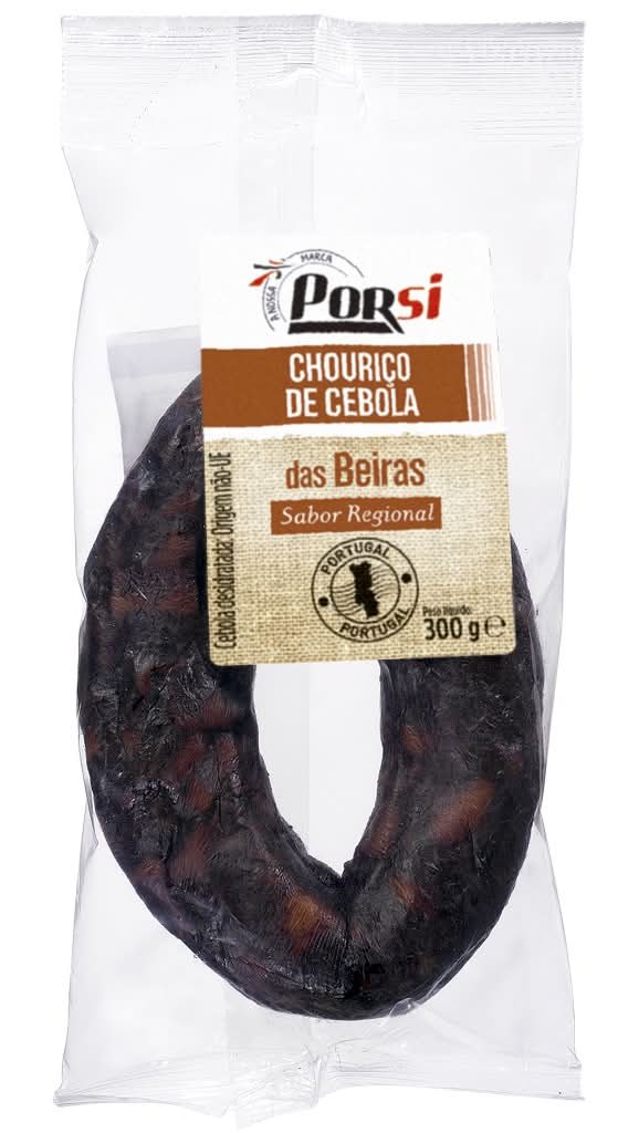 PorSi  - ChouriÃ§o cebola beiras, embalagem de 300g