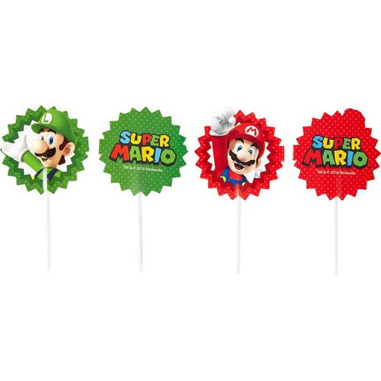 6.5 Super Mario Brothers Super Star Mini Pinata, 2ct.