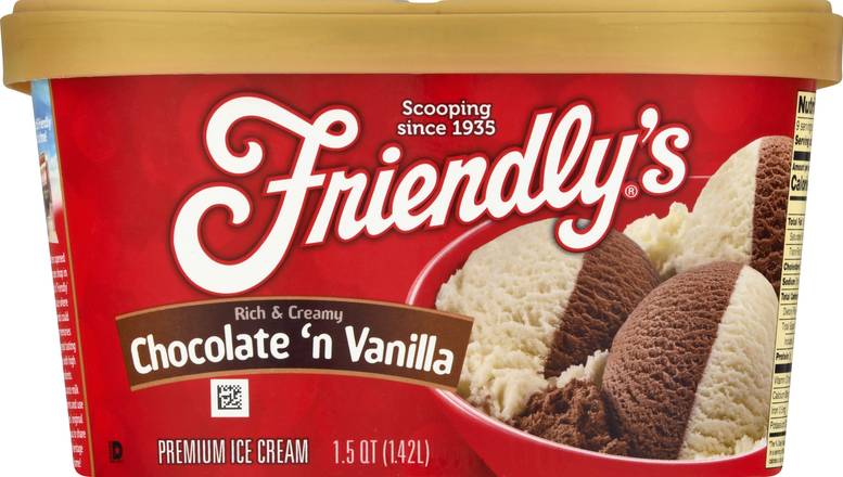 Friendly'S Chocolate N Vanilla