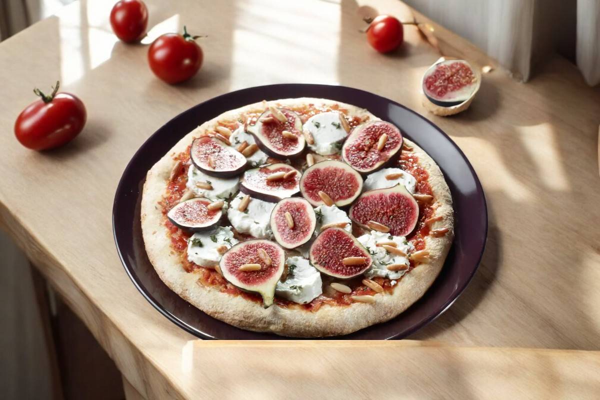🍕🍶Pizza Miel de Capra 🐐🫐