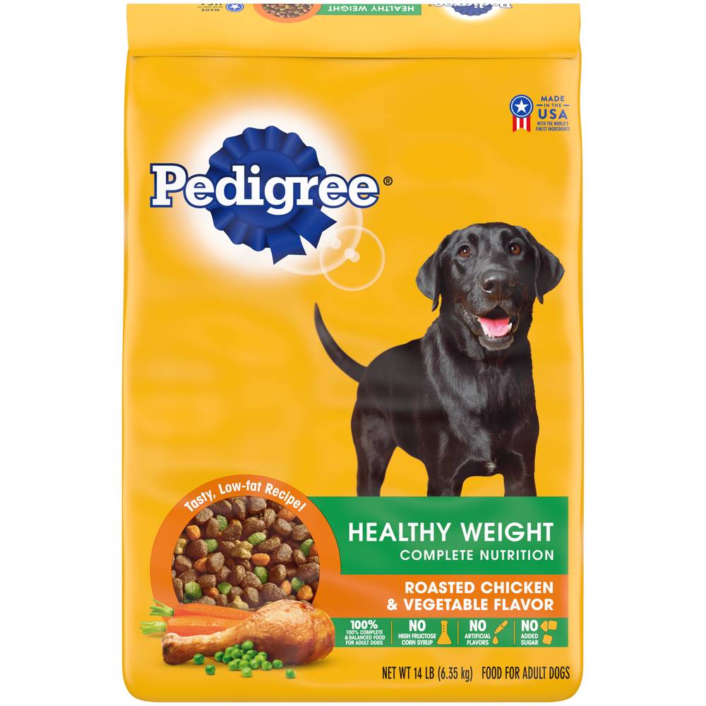 Pedigree Healthy Weight Roasted Chicken & Vegetable Dog Food (14 lbs)